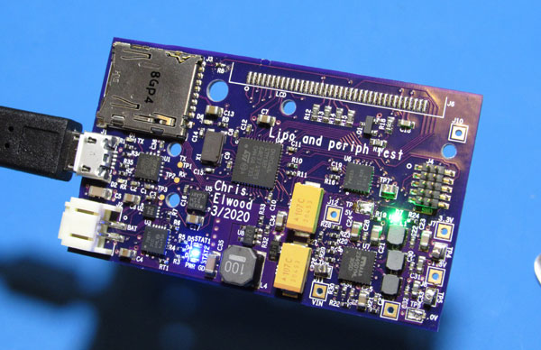 Test PCB for linux board
